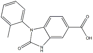 1-(2-methylphenyl)-2-oxo-2,3-dihydro-1H-1,3-benzodiazole-5-carboxylic acid