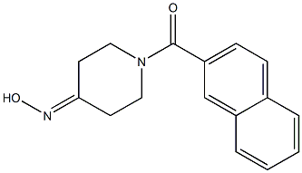 1-(2-naphthoyl)piperidin-4-one oxime Structure