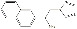 1-(2-naphthyl)-2-(1H-1,2,4-triazol-1-yl)ethanamine Structure