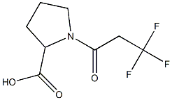 1-(3,3,3-trifluoropropanoyl)pyrrolidine-2-carboxylic acid|