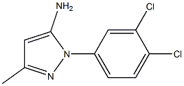 1-(3,4-dichlorophenyl)-3-methyl-1H-pyrazol-5-amine Structure