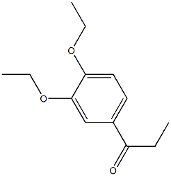 1-(3,4-diethoxyphenyl)propan-1-one,,结构式