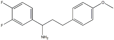 1-(3,4-difluorophenyl)-3-(4-methoxyphenyl)propan-1-amine|