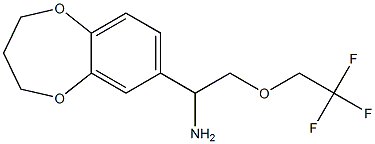 1-(3,4-dihydro-2H-1,5-benzodioxepin-7-yl)-2-(2,2,2-trifluoroethoxy)ethanamine