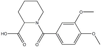 1-(3,4-dimethoxybenzoyl)piperidine-2-carboxylic acid