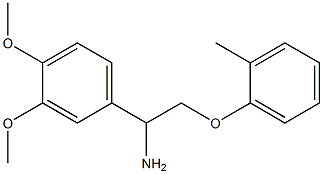 1-(3,4-dimethoxyphenyl)-2-(2-methylphenoxy)ethanamine