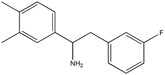 1-(3,4-dimethylphenyl)-2-(3-fluorophenyl)ethan-1-amine|