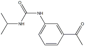 1-(3-acetylphenyl)-3-propan-2-ylurea Struktur