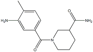 1-(3-amino-4-methylbenzoyl)piperidine-3-carboxamide