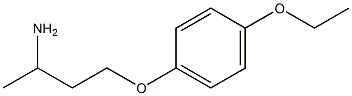 1-(3-aminobutoxy)-4-ethoxybenzene Structure
