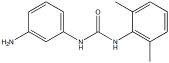 1-(3-aminophenyl)-3-(2,6-dimethylphenyl)urea Struktur