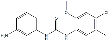 1-(3-aminophenyl)-3-(4-chloro-2-methoxy-5-methylphenyl)urea