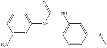 1-(3-aminophenyl)-3-[3-(methylsulfanyl)phenyl]urea