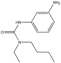 1-(3-aminophenyl)-3-butyl-3-ethylurea 化学構造式