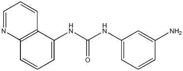 1-(3-aminophenyl)-3-quinolin-5-ylurea Structure