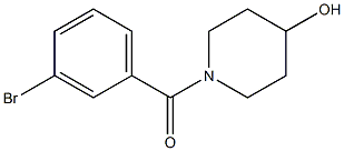 1-(3-bromobenzoyl)piperidin-4-ol Structure