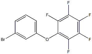 1-(3-bromophenoxy)-2,3,4,5,6-pentafluorobenzene 结构式