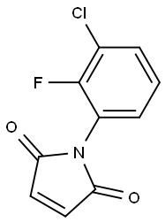 1-(3-chloro-2-fluorophenyl)-2,5-dihydro-1H-pyrrole-2,5-dione Structure