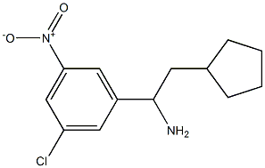 1-(3-chloro-5-nitrophenyl)-2-cyclopentylethan-1-amine