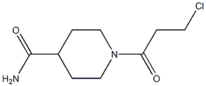 1-(3-chloropropanoyl)piperidine-4-carboxamide Structure