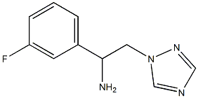 1-(3-fluorophenyl)-2-(1H-1,2,4-triazol-1-yl)ethan-1-amine