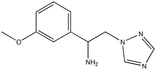 1-(3-methoxyphenyl)-2-(1H-1,2,4-triazol-1-yl)ethanamine|