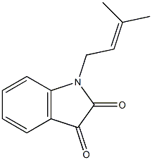 1-(3-methylbut-2-en-1-yl)-2,3-dihydro-1H-indole-2,3-dione