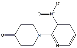 1-(3-nitropyridin-2-yl)piperidin-4-one Structure