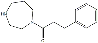 1-(3-phenylpropanoyl)-1,4-diazepane Struktur