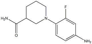 1-(4-amino-2-fluorophenyl)piperidine-3-carboxamide|