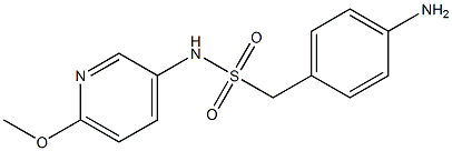 1-(4-aminophenyl)-N-(6-methoxypyridin-3-yl)methanesulfonamide Structure