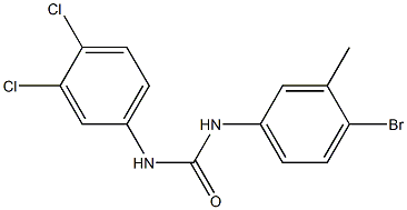 1-(4-bromo-3-methylphenyl)-3-(3,4-dichlorophenyl)urea Structure