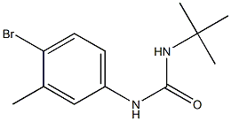 1-(4-bromo-3-methylphenyl)-3-tert-butylurea 化学構造式