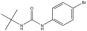 1-(4-bromophenyl)-3-tert-butylurea Struktur