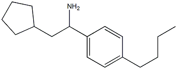 1-(4-butylphenyl)-2-cyclopentylethan-1-amine