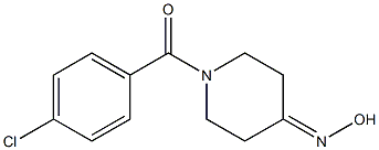 1-(4-chlorobenzoyl)piperidin-4-one oxime 结构式