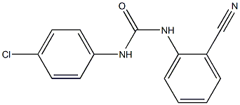 1-(4-chlorophenyl)-3-(2-cyanophenyl)urea