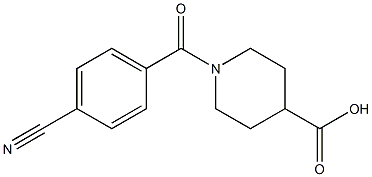 1-(4-cyanobenzoyl)piperidine-4-carboxylic acid