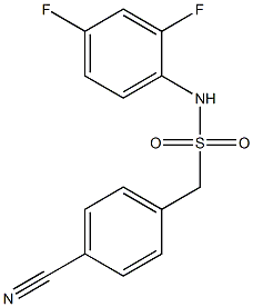 1-(4-cyanophenyl)-N-(2,4-difluorophenyl)methanesulfonamide