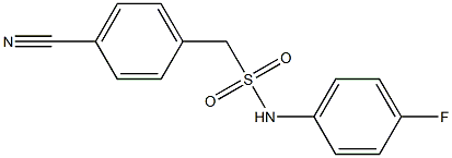 1-(4-cyanophenyl)-N-(4-fluorophenyl)methanesulfonamide