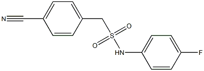 1-(4-cyanophenyl)-N-(4-fluorophenyl)methanesulfonamide|