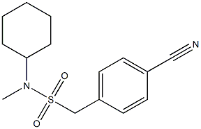 1-(4-cyanophenyl)-N-cyclohexyl-N-methylmethanesulfonamide