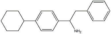 1-(4-cyclohexylphenyl)-2-phenylethan-1-amine Structure