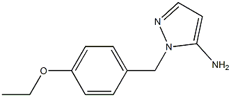 1-(4-ethoxybenzyl)-1H-pyrazol-5-amine Structure