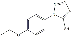 1-(4-ethoxyphenyl)-1H-1,2,3,4-tetrazole-5-thiol 化学構造式