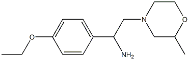  1-(4-ethoxyphenyl)-2-(2-methylmorpholin-4-yl)ethanamine