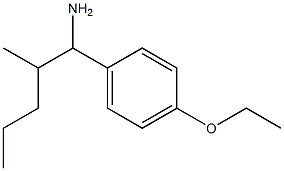 1-(4-ethoxyphenyl)-2-methylpentan-1-amine Structure