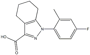 1-(4-fluoro-2-methylphenyl)-4,5,6,7-tetrahydro-1H-indazole-3-carboxylic acid