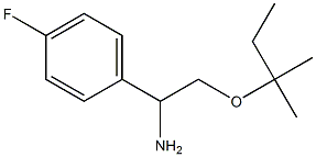 1-(4-fluorophenyl)-2-[(2-methylbutan-2-yl)oxy]ethan-1-amine 结构式