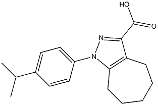 1-(4-isopropylphenyl)-1,4,5,6,7,8-hexahydrocyclohepta[c]pyrazole-3-carboxylic acid